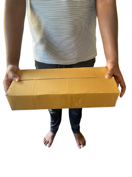 3 Ply 0201 Corrugated Box, 12x6.10x4.33 inches, 180 gsm, 18 BF, B Flute